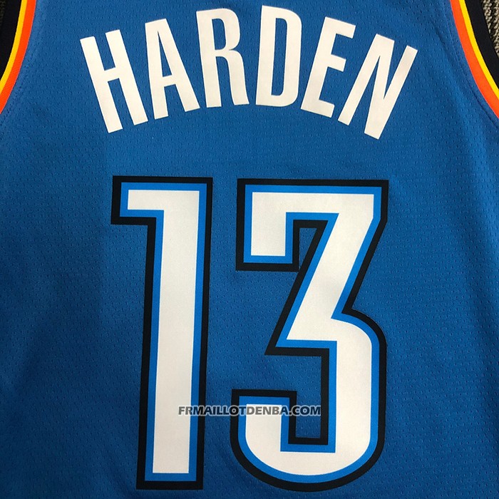 Maillot Oklahoma City Thunder James Harden NO 13 Icon Bleu